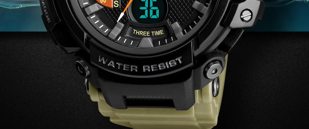 SKMEI Men Watch 50M Waterproof Digital Fashion Watches Outdoor Sport Men Wristwatches Erkek Saat  Clock Relogio Masculino 1343