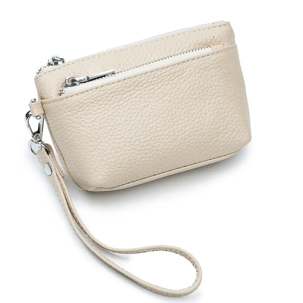 New Women Genuine Leather Wallets Female Small Purses Large Capacity Cute Wallet Soft Cowhide Money Bag Coin Card Holders