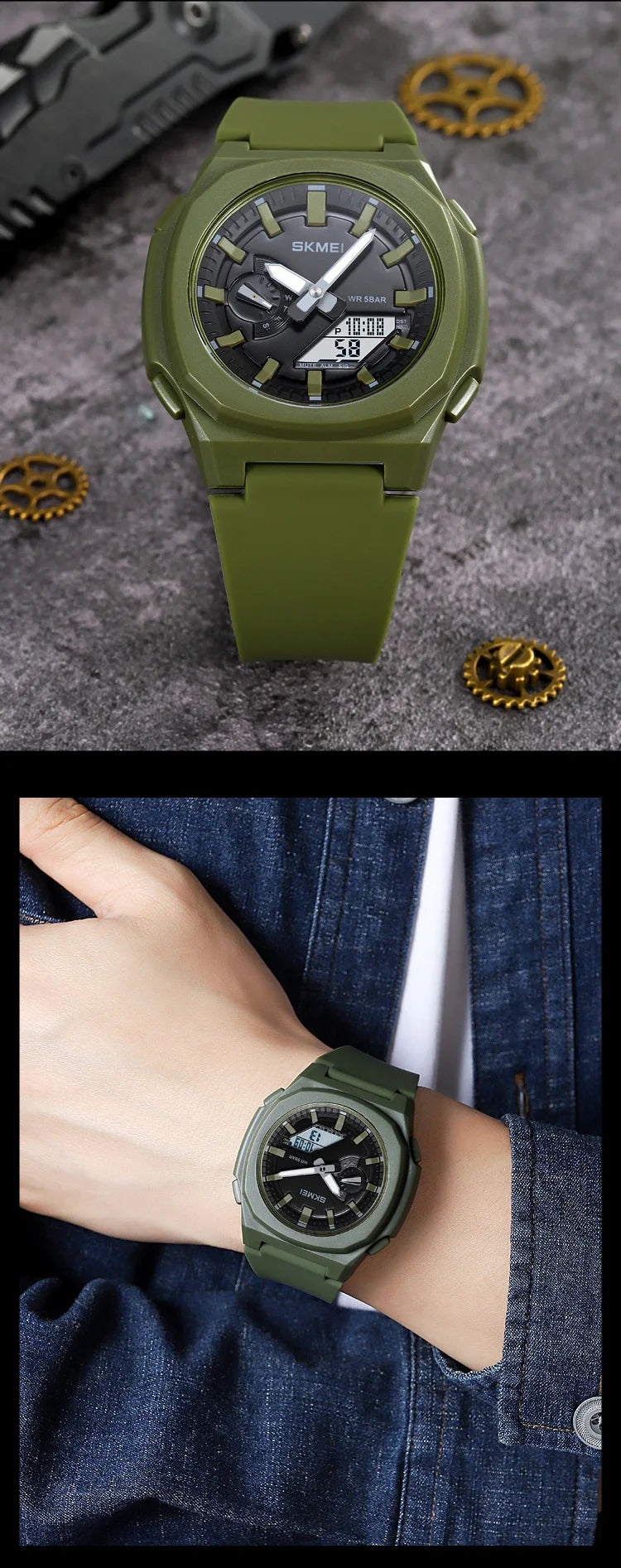 SKMEI Military Digital Watches Men Sports Luminous Chronograph Waterproof Male Electronic Wrist Watches Relogio Masculino