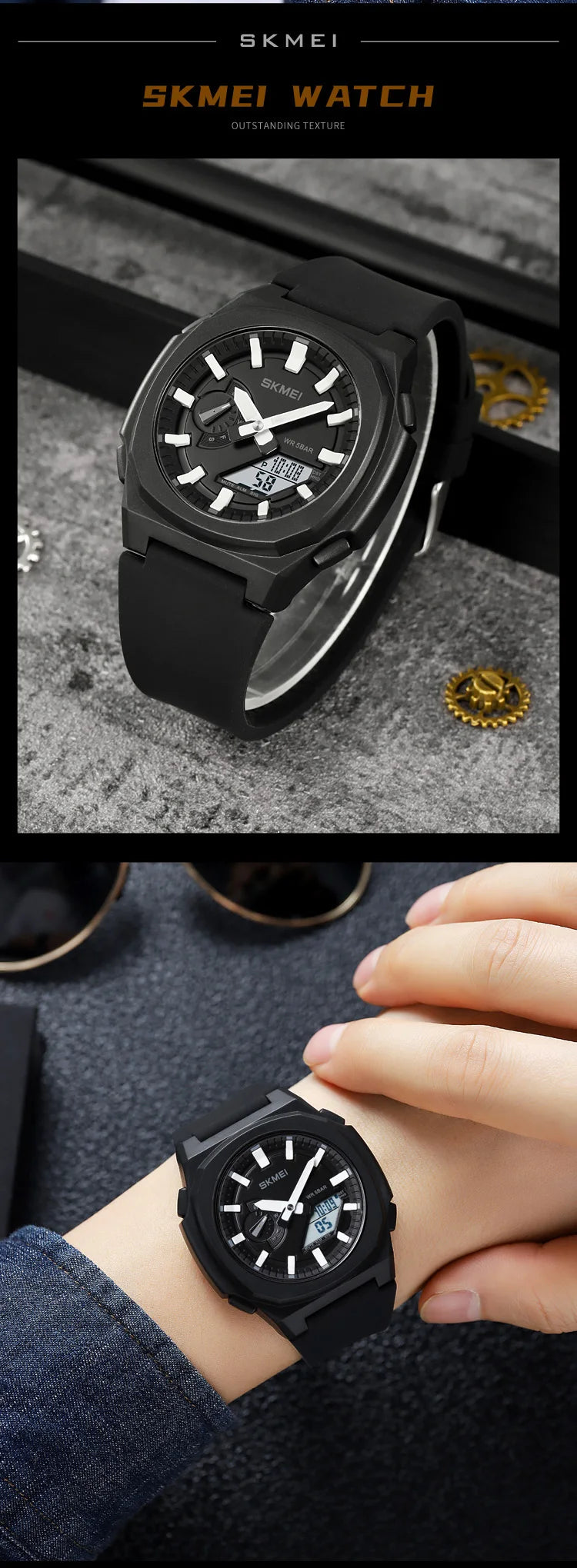 SKMEI Military Digital Watches Men Sports Luminous Chronograph Waterproof Male Electronic Wrist Watches Relogio Masculino
