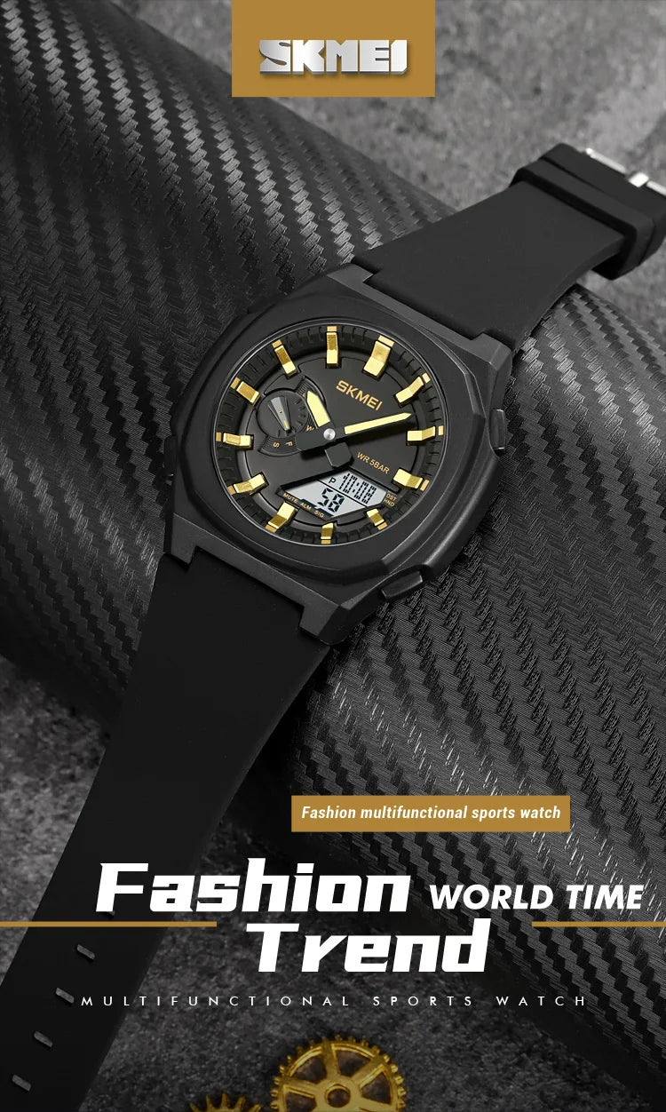 SKMEI Military Digital Watches Men Sports Luminous Chronograph Waterproof Male Electronic Wrist Watches Relogio Masculino