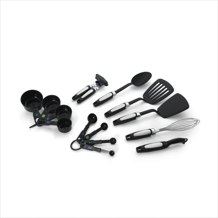 Professional 14-Piece Kitchen Tools and Gadgets Kitchen Utensil Set (Black)