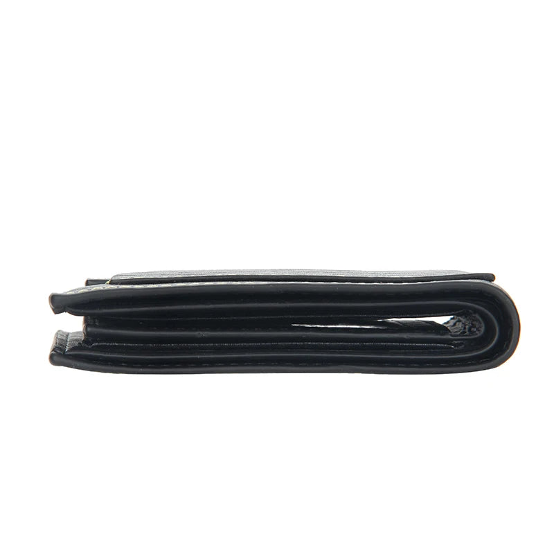 Hot Sale Short Designer Men's Leather Wallets Multifunctional Male Removable Card Holder Purse for Man Black Coffee