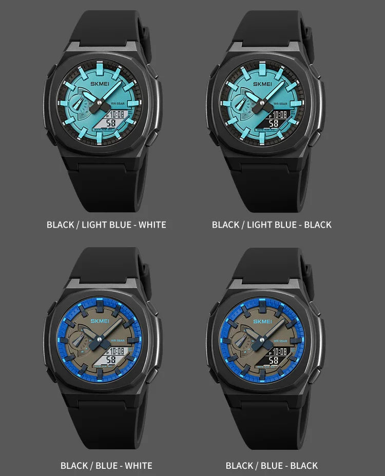 SKMEI Military Digital Watches Men Sports Luminous Chronograph Waterproof Male Electronic Wrist Watches Relogio Masculino