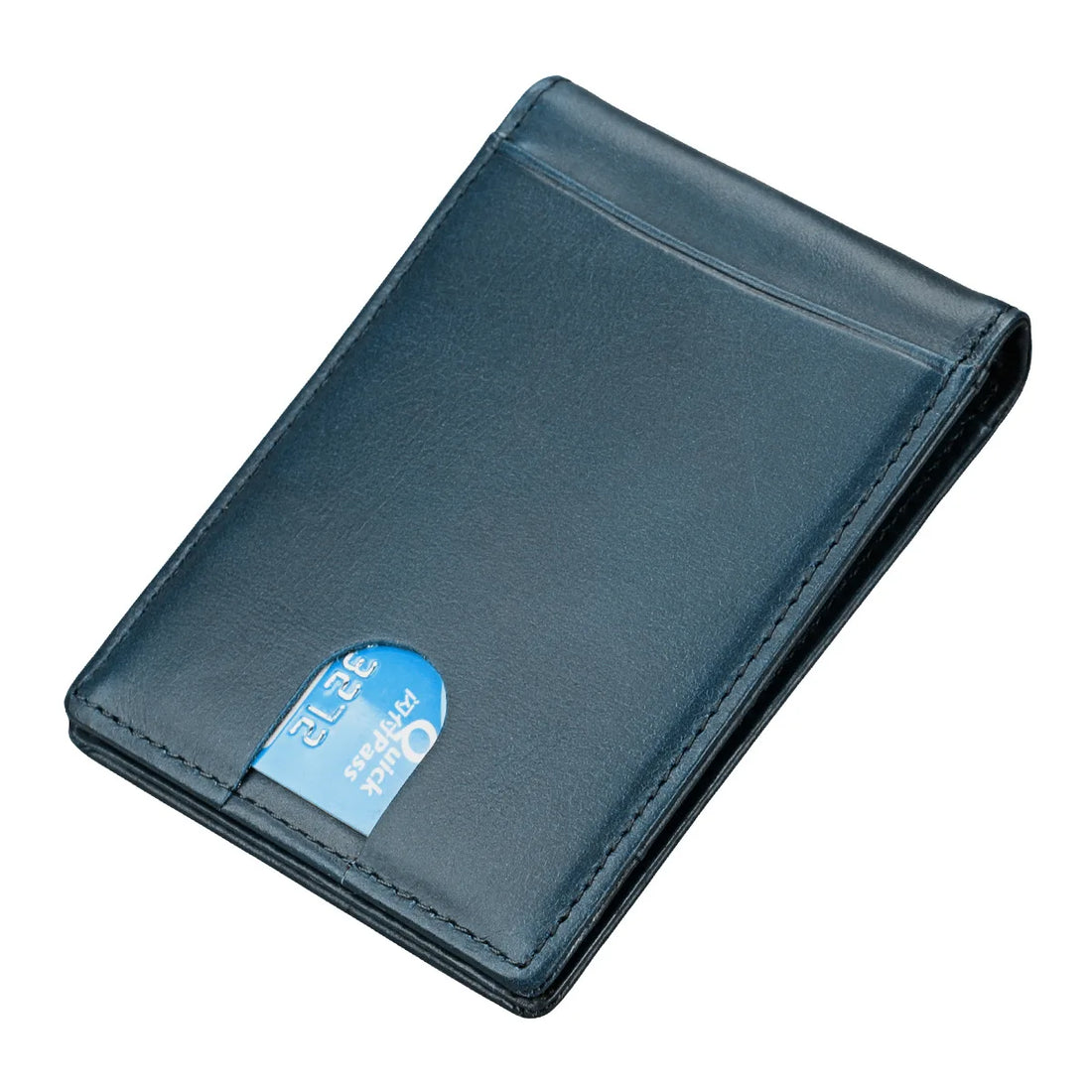 Genuine Leather Wallets for Men RFID Credit Card Holder Slim Minimalist Wallets Money Bag Purse Card Slot Wallet with Cash Clip