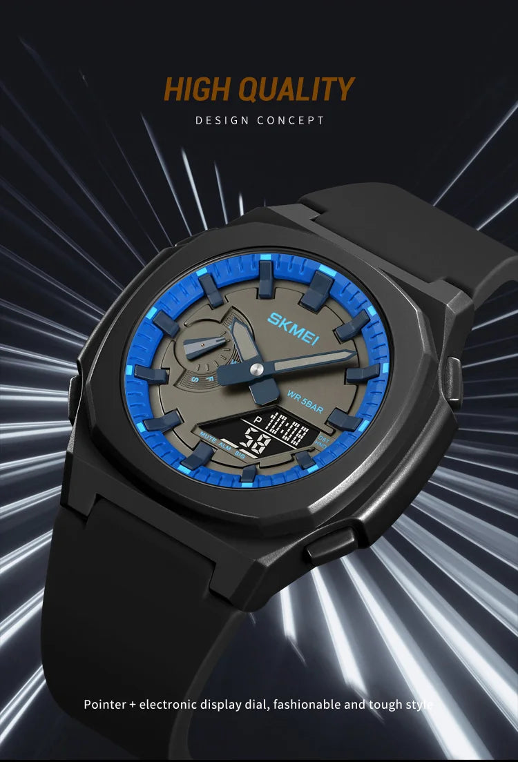 SKMEI Military Digital Watches Men Sports Luminous Chronograph Waterproof Male Electronic Wrist Watches Relogio Masculino