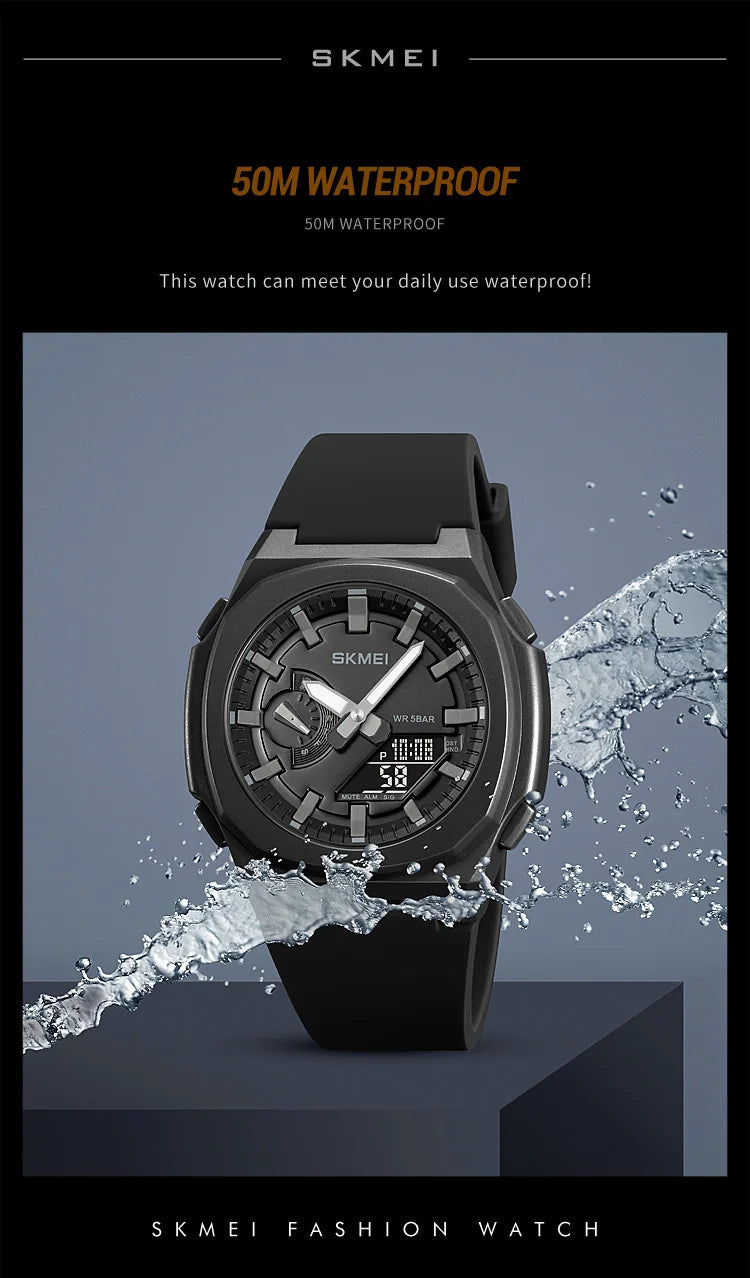 SKMEI Military Digital Watches Men Sports Luminous Chronograph Waterproof Male Electronic Wrist Watches Relogio Masculino