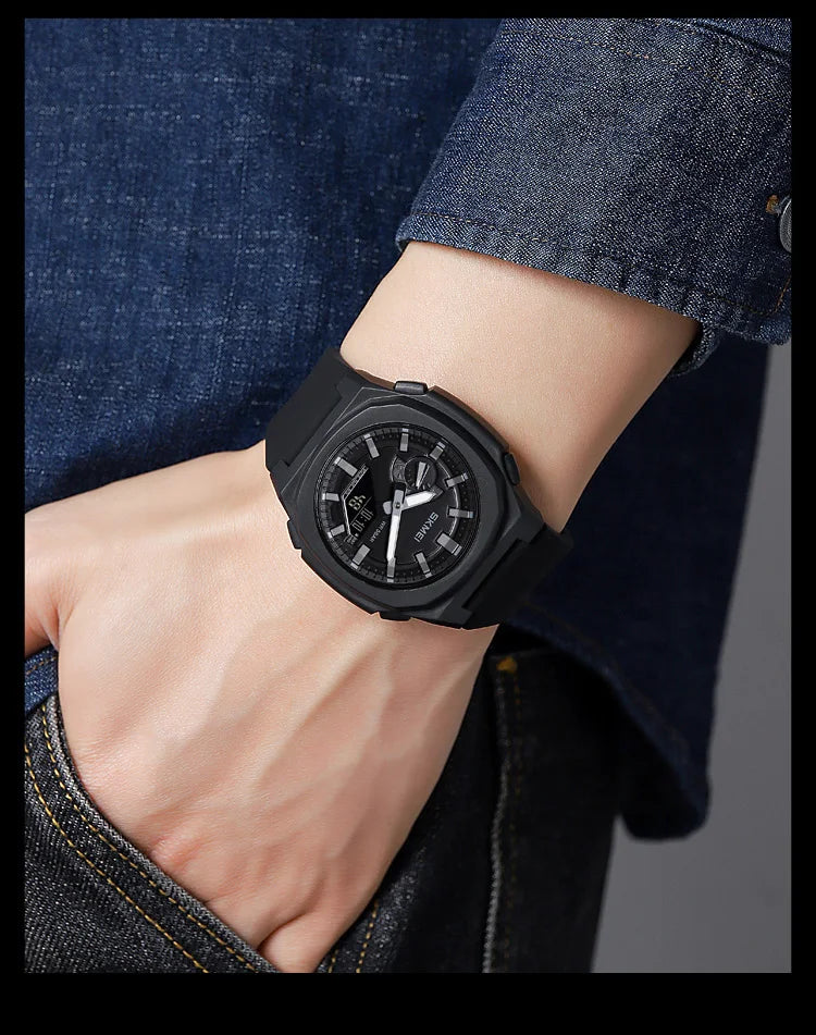 SKMEI Military Digital Watches Men Sports Luminous Chronograph Waterproof Male Electronic Wrist Watches Relogio Masculino