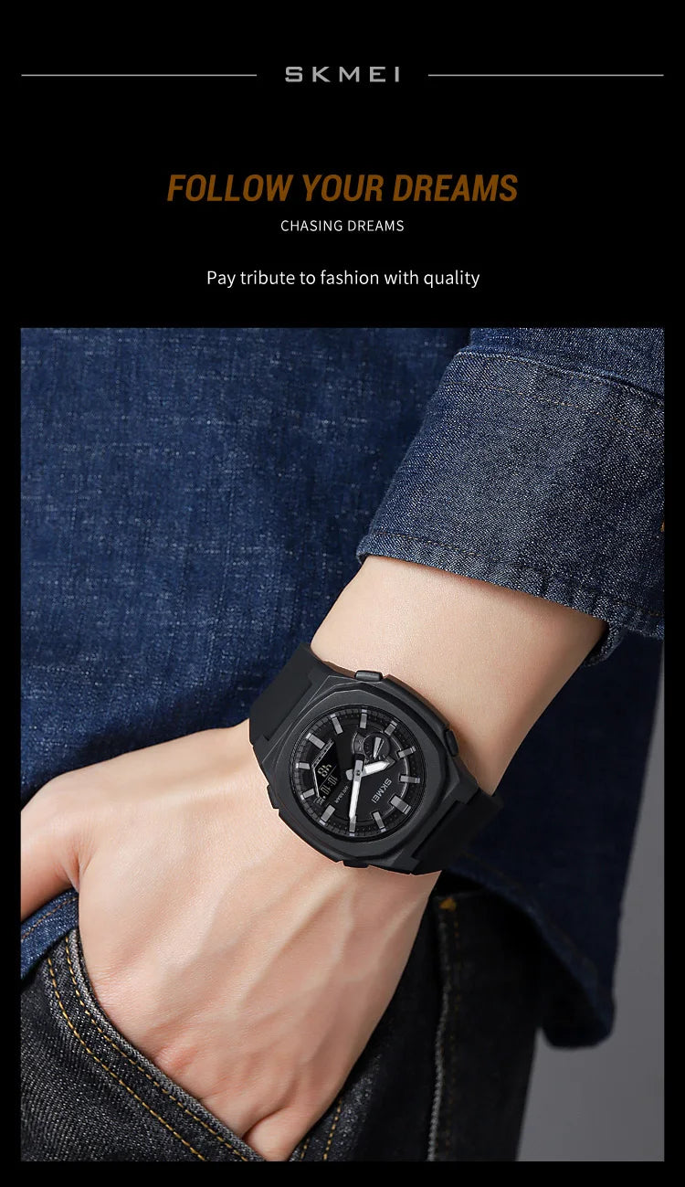 SKMEI Military Digital Watches Men Sports Luminous Chronograph Waterproof Male Electronic Wrist Watches Relogio Masculino
