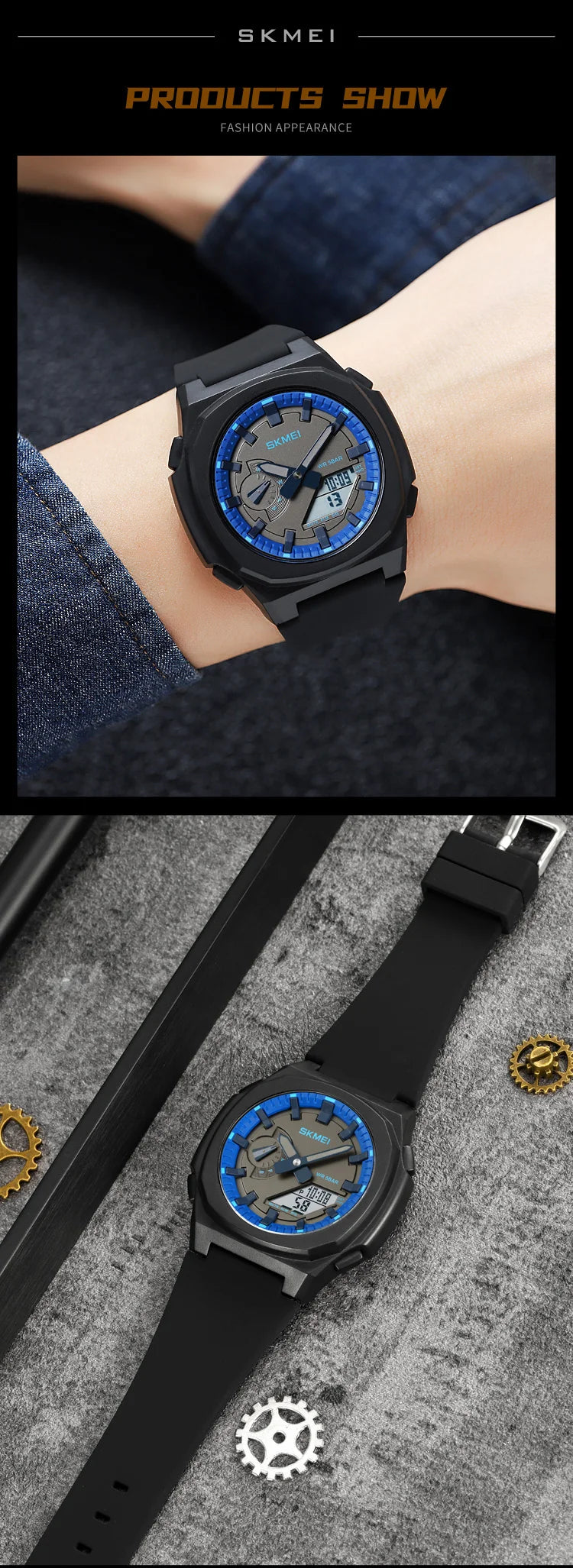 SKMEI Military Digital Watches Men Sports Luminous Chronograph Waterproof Male Electronic Wrist Watches Relogio Masculino