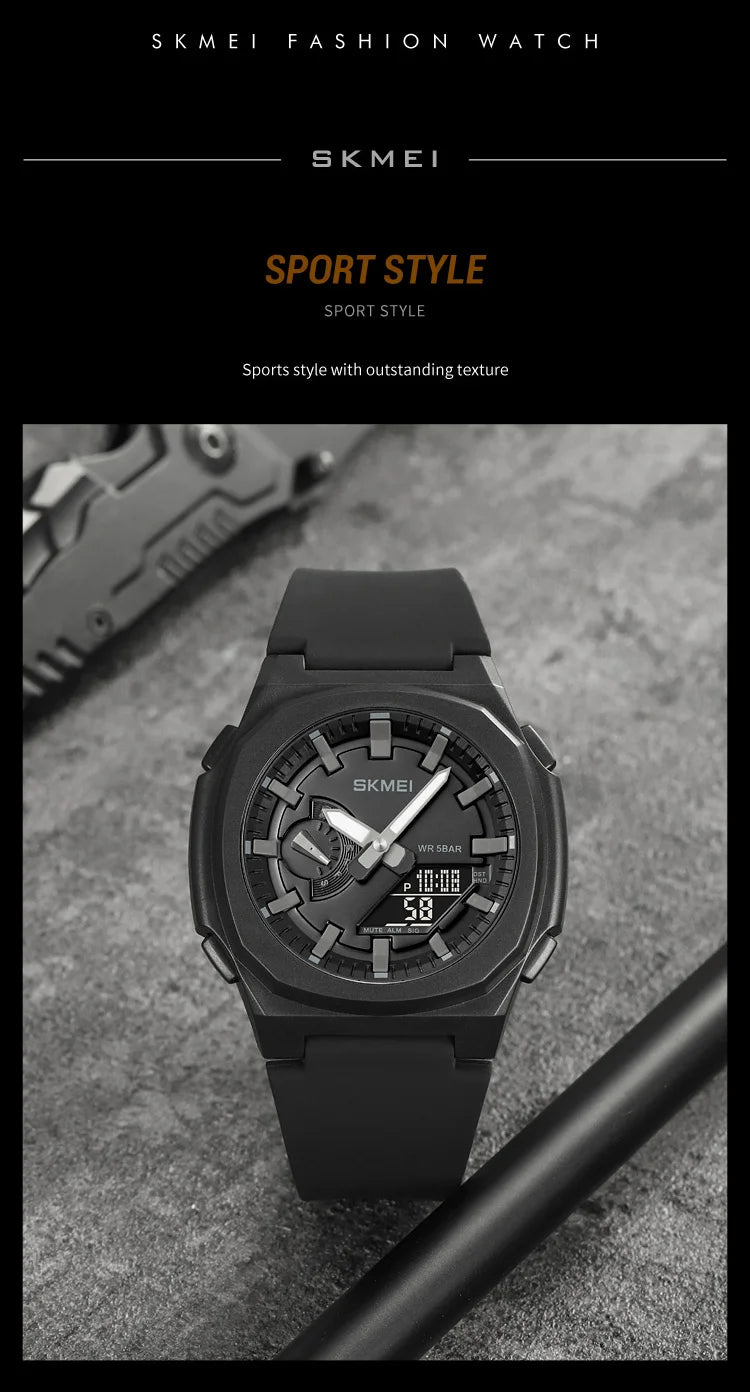 SKMEI Military Digital Watches Men Sports Luminous Chronograph Waterproof Male Electronic Wrist Watches Relogio Masculino